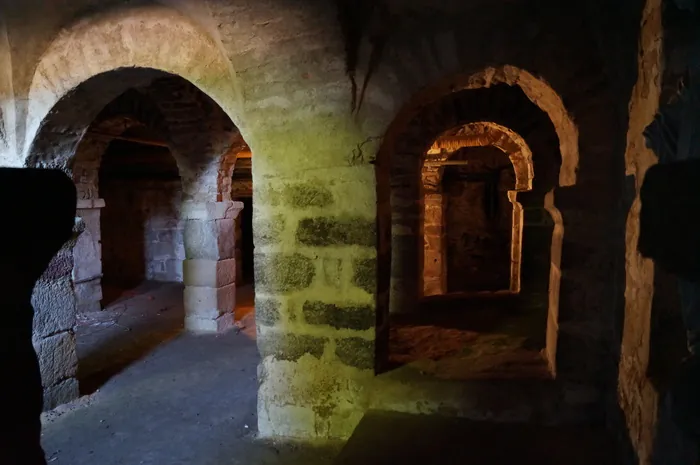 Visite guidée de la crypte Saint-Andoche et des vestiges de la porte romaine de l'ouest École Saint-Sacrement Autun