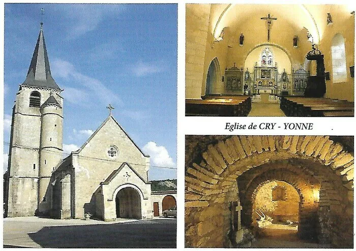 Visite de l'église Saint-Julien et de sa crypte du XIe siècle Église Saint-Julien de Cry-sur-Armançon Cry