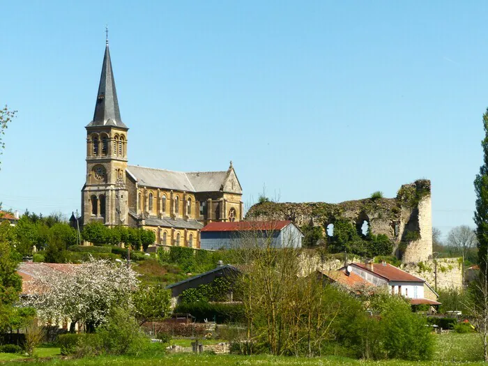 Visite libre d'une église et des ruines d'un château-fort Eglise Saint-Martin Louppy-sur-Loison