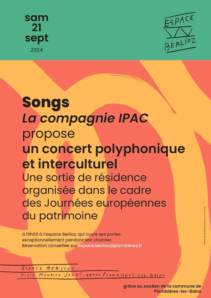 Concert de voix polyphonique Espace Berlioz - Office de tourisme Plombières-les-Bains