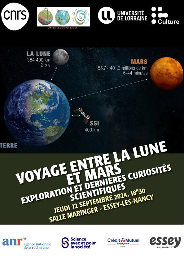 JEUDI DE LA CULTURE CONFÉRENCE VOYAGE ENTRE LA LUNE ET MARS