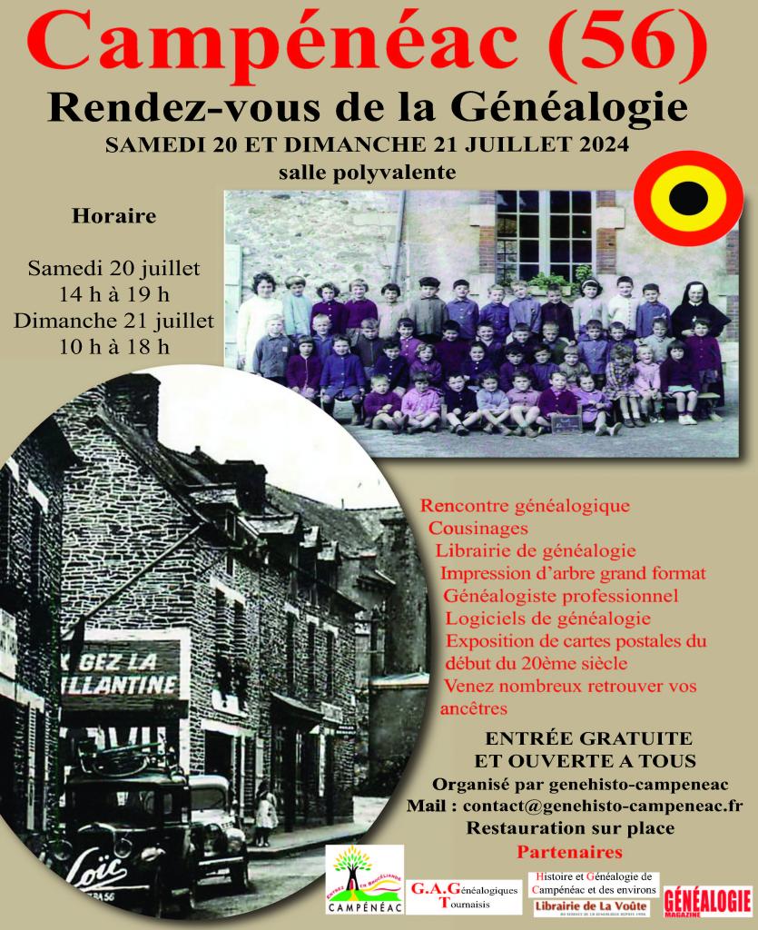 Généalogie Campénéac 
