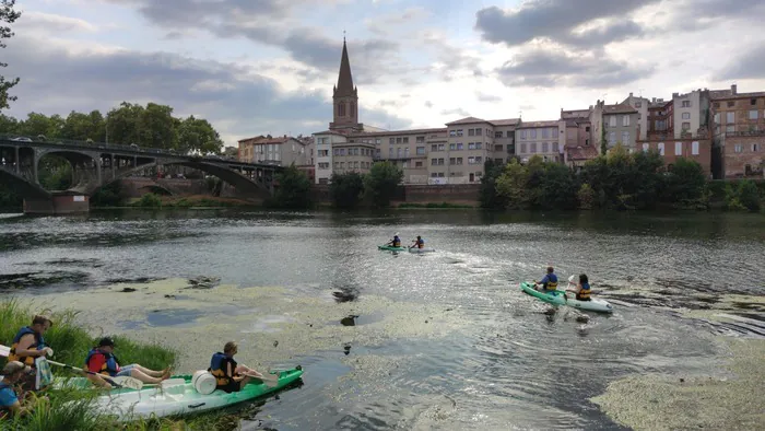 Visite en kayak : Montauban au fil de l’eau Gradins des Mouettes Montauban