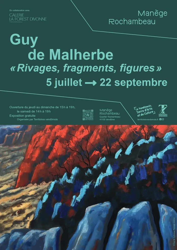 Exposition Guy de Malherbe au Manège Rochambeau Grand manège du quartier Rochambeau Vendôme