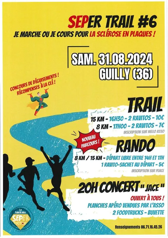 SEP’er trail de Guilly 2024 Inscription Résultats