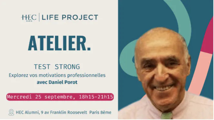 Test Strong : explorez vos motivations professionnelles - 25 septembre HEC Alumni