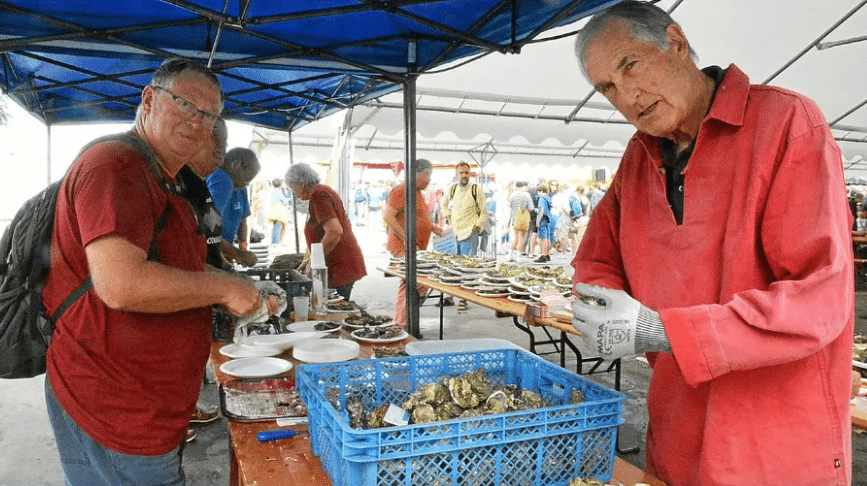 Huîtres, voiles, et compagnie