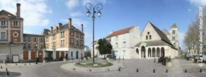 Les racines historiques de Saint-Maur-des-Fossés Jardin public de l'Abbaye Saint-Maur-des-Fossés