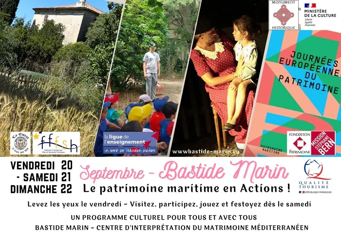 "Levez les yeux" - Le Patrimoine en action La bastide marin