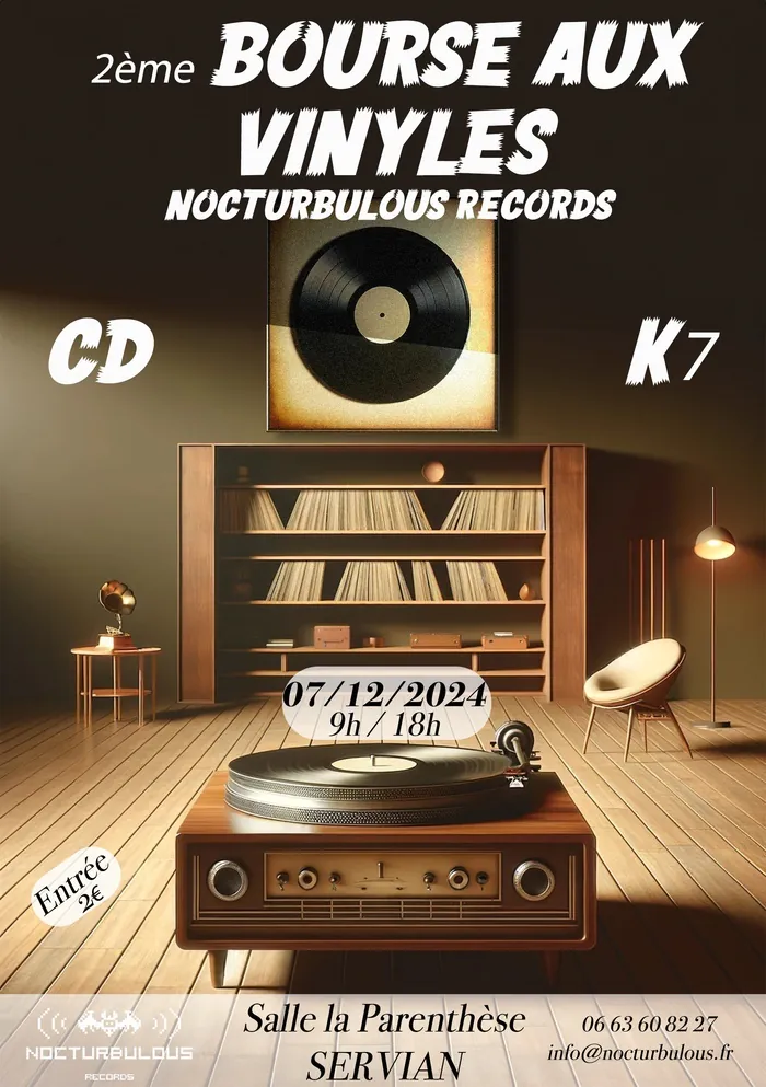 2ème bourse aux vinyles Nocturbulous La parenthèse Servian