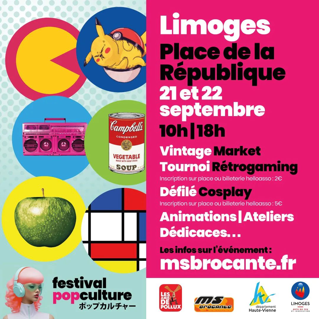 Festival Pop Culture: Place de la République Limoges