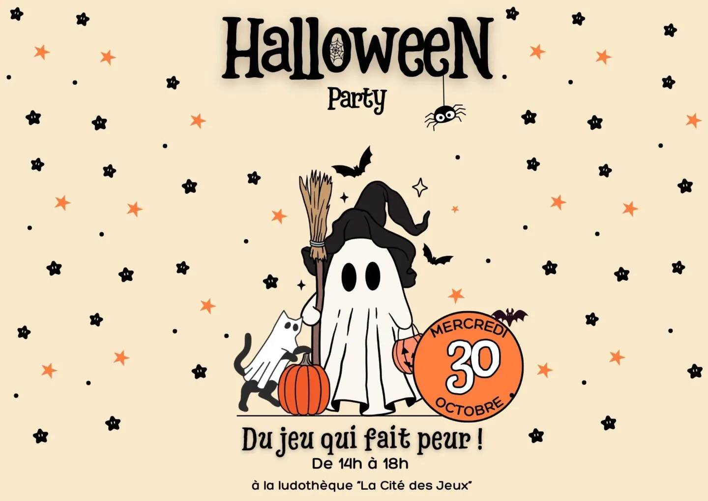 Animation-Jeux d'Halloween La Cité des jeux Limoges