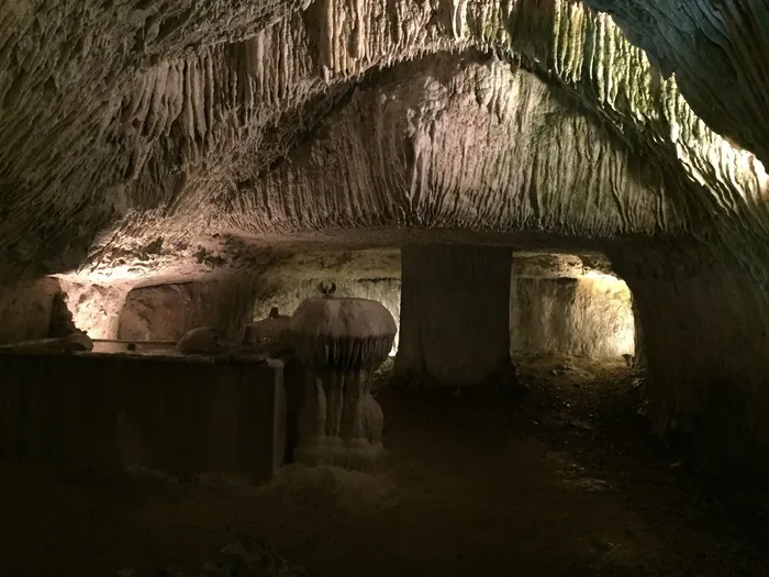 Visite de la grotte pétrifiante Maison des Métiers d'art et des artistes Trôo