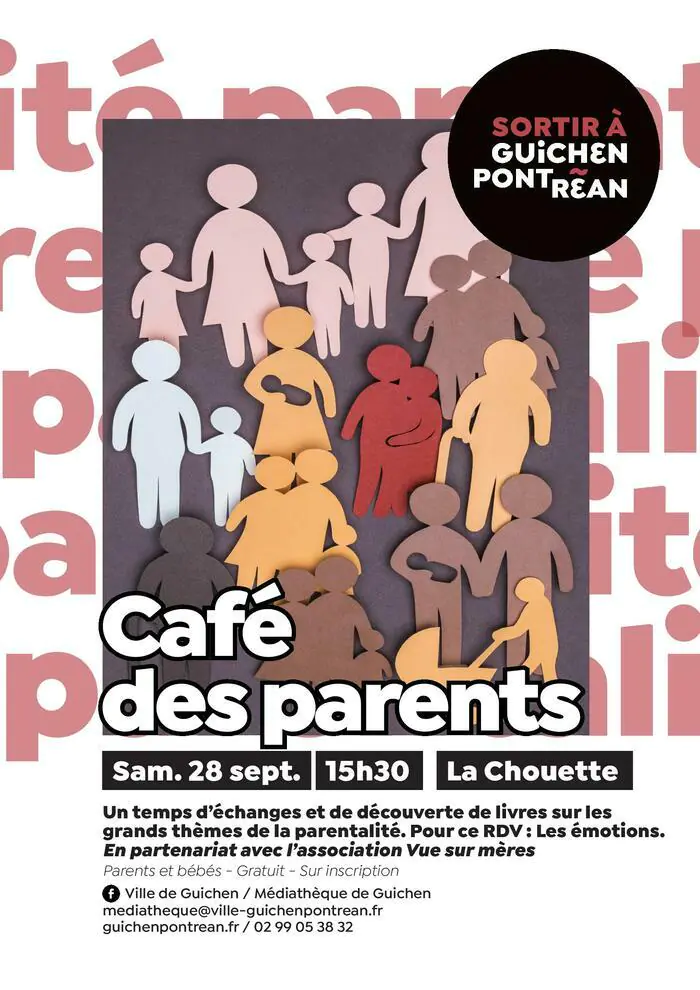 Café des parents : les émotions Médiathèque de Guichen Guichen