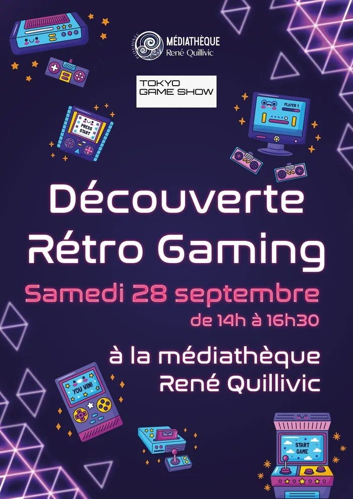 Jeux vidéo : découverte du Rétro-gaming Médiathèque René Quillivic Plouhinec