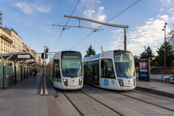 Visite du Site de Maintenance et de Remise du tramway T3A de la RATP Métro Balard Paris