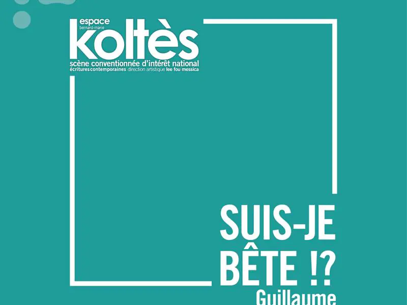 THÉÂTRE SUIS-JE BÊTE !? SORTIE DE RÉSIDENCE