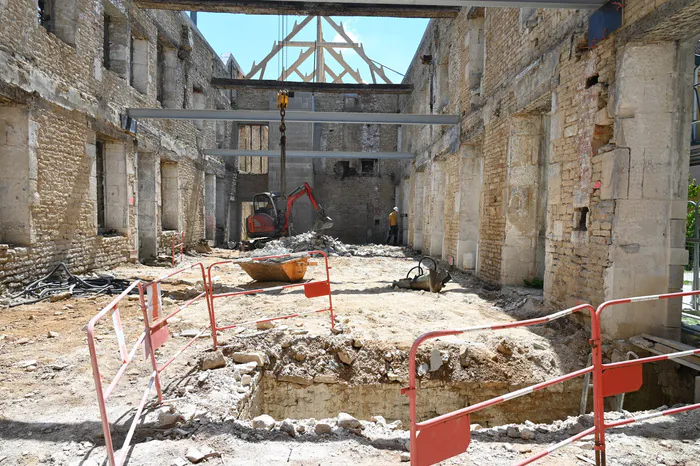 Visite du chantier « Michelet » et de l’ancien théâtre Michelet Chaumont