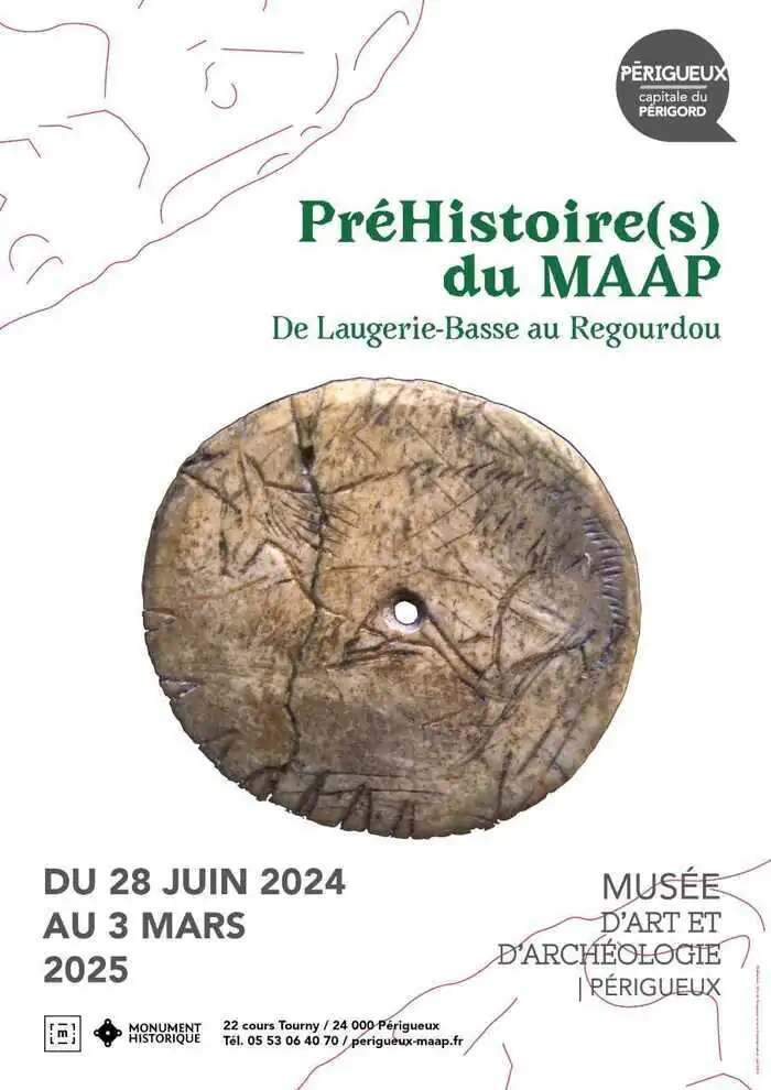 Exposition : « Préhistoire(s) du MAAP de Laugerie-Basse au Regourdou » Musée d'art et d'archéologie du Périgord (Maap) Périgueux