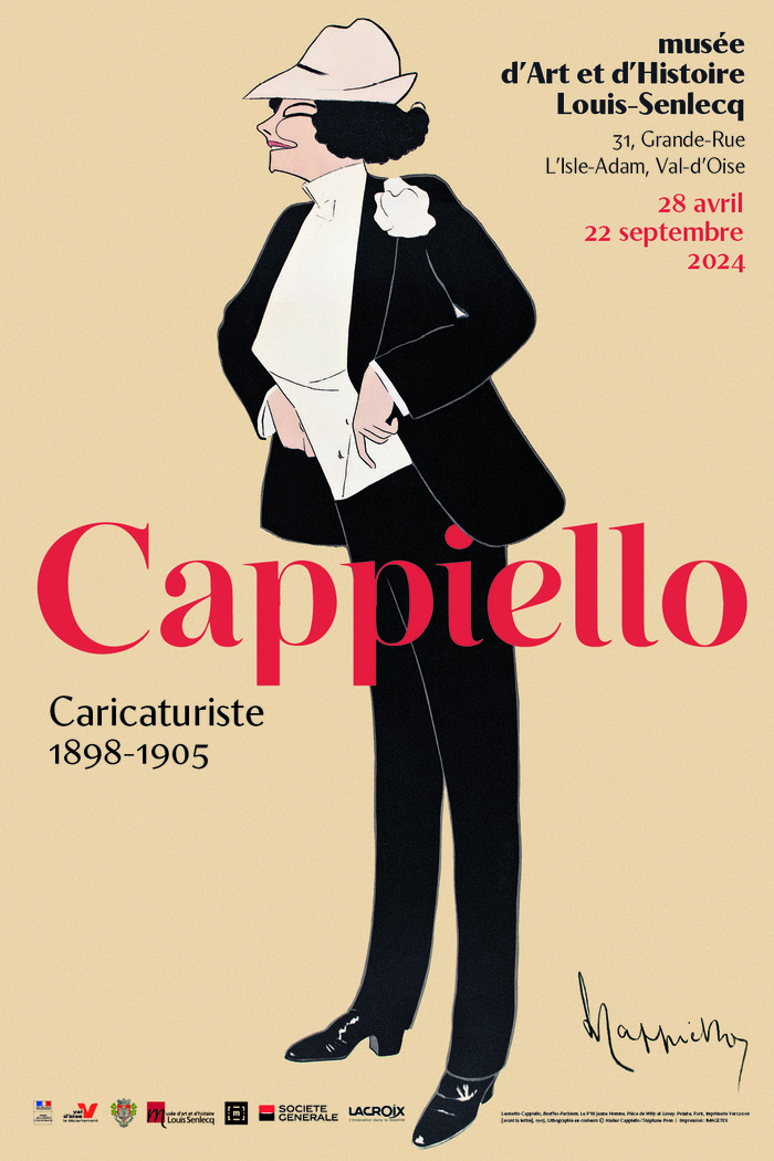 Exposition Cappiello caricaturiste 1898-1905 Musée d'Art et d'Histoire Louis-Senlecq L'Isle-Adam