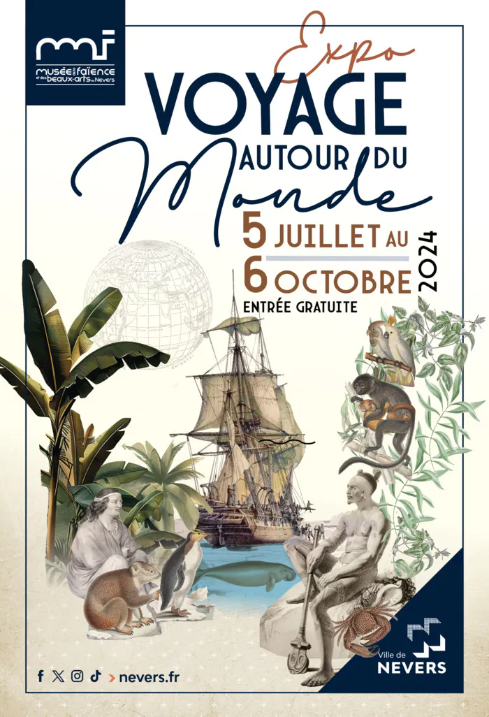 Exposition « Voyage autour du monde » Musée de la Faïence et des Beaux-Arts Fréderic Blandin Nevers