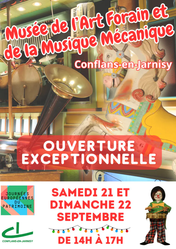 Visitez un fabuleux décor d’art forain Musée de l'Art Forain et de la Musique Mécanique Conflans-en-Jarnisy