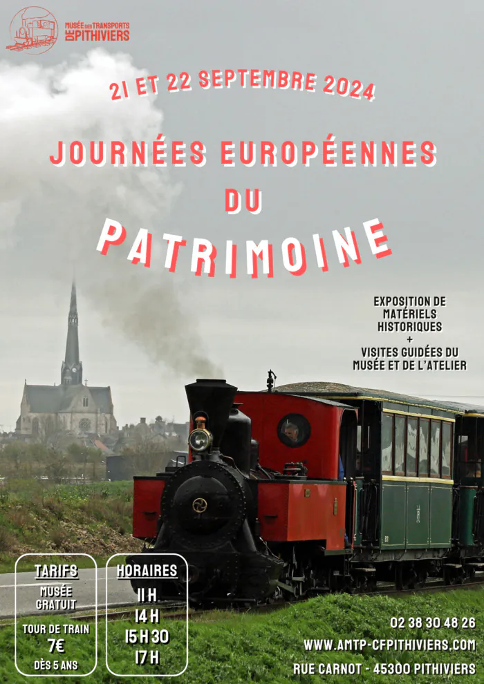 Aller-retour en trains (réservé aux scolaires) Musée des Transports Pithiviers