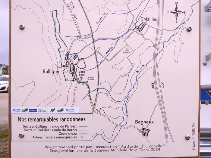 Visite commentée d'une randonnée à travers un village viticole lorrain Parking du Pressoir Bulligny