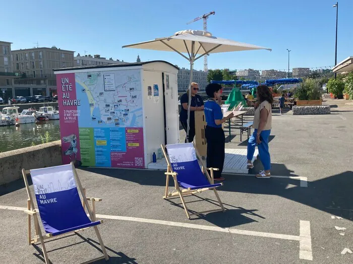 Visite guidée de l’œuvre "Sur le toit" parking EFFIA Docks Vauban Le Havre