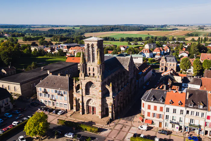 Visite guidée d'une petite cité de grès rose fortifiée Place d'Armes Phalsbourg