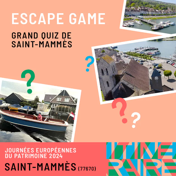 Escape game "Le grand quiz de Saint-Mammès" Place de l'église de Saint-Mammès Saint-Mammès