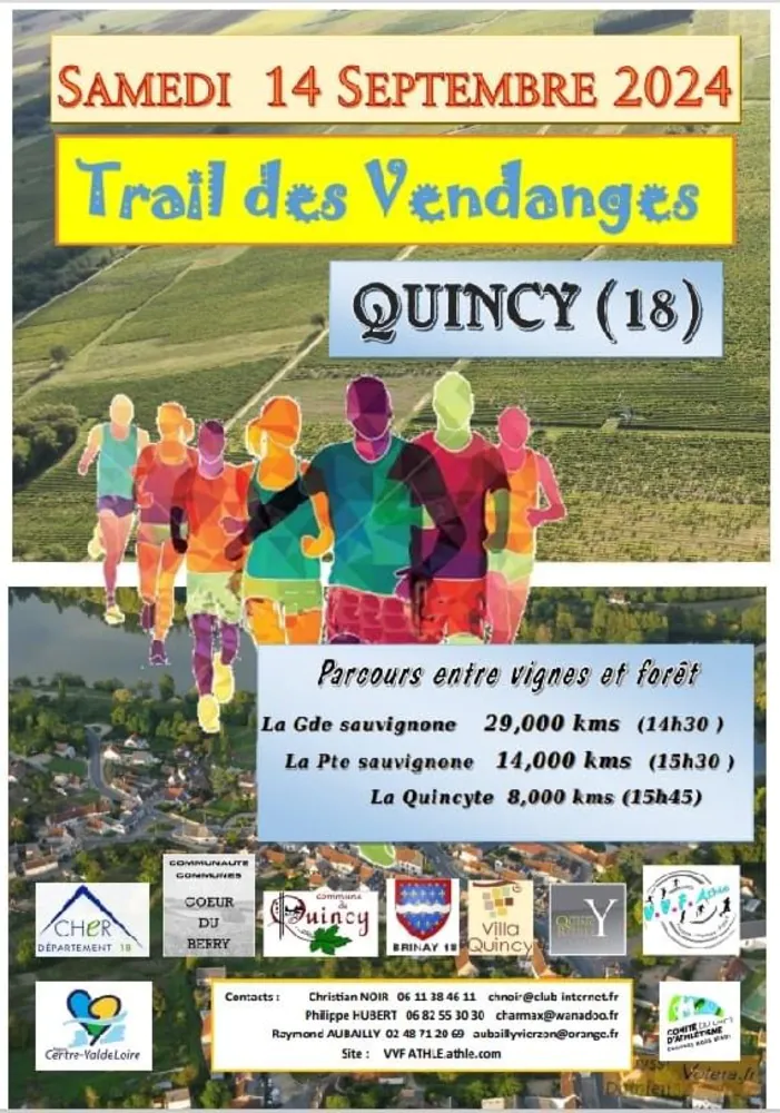 Trail des Vendanges de Quincy 2024 Inscription Résultats