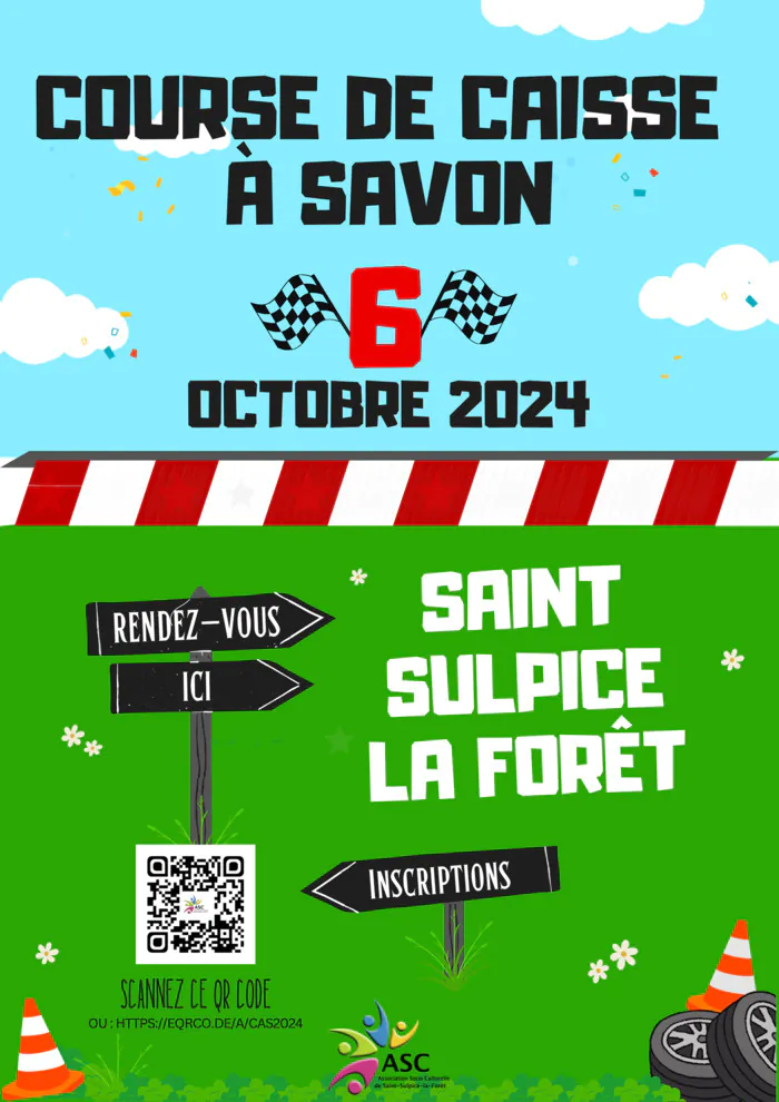 Course de caisses à savon route de c Saint-Sulpice-la-Forêt