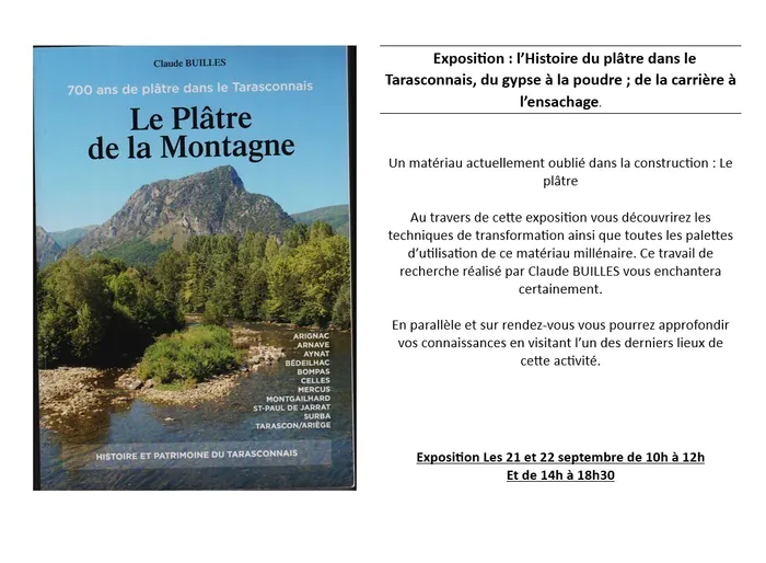 L’histoire du plâtre dans le Tarasconnais Salle de la Chapelle Surba