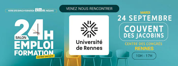 Salon 24h pour l'emploi Couvent des Jacobins Rennes