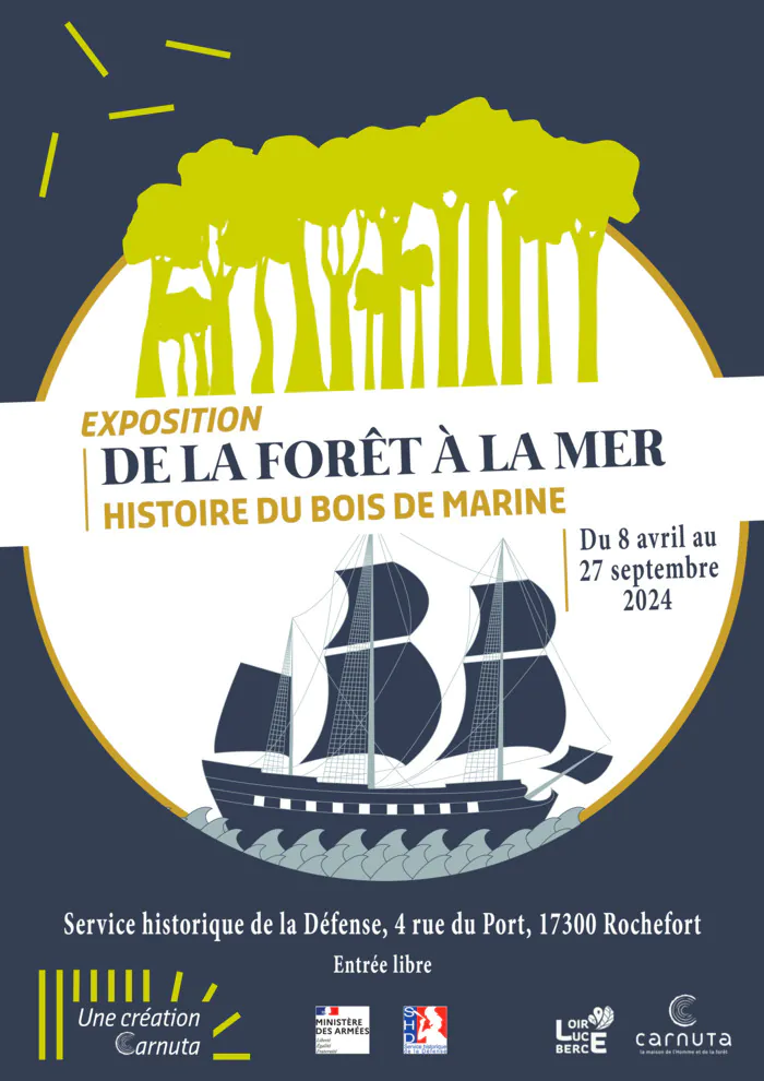 Visite commentée de l'exposition : « de la forêt à la mer : histoire du bois de marine » Service historique de la Défense Rochefort