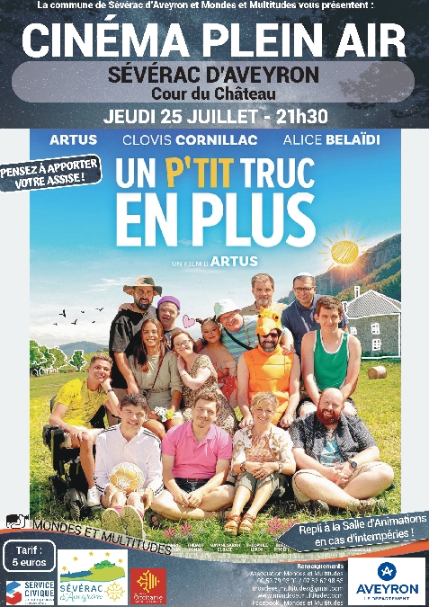 Cinéma en plein air à Sévérac-le-Château « Un p’tit truc en plus ...