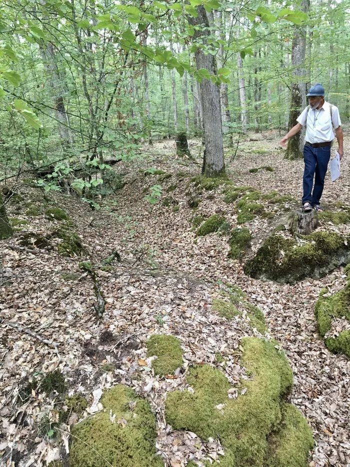 Visite guidée des Sablonnières Site des Tranchées d'Entraînement des Sablonnières Valencisse