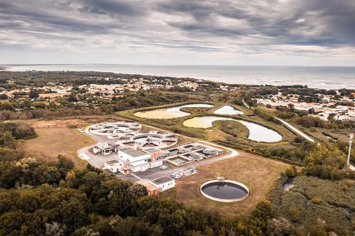 Visite de la station d'épuration à boues activées de La Cotinière station d'épuration de La Cotinière Saint-Pierre-d'Oléron