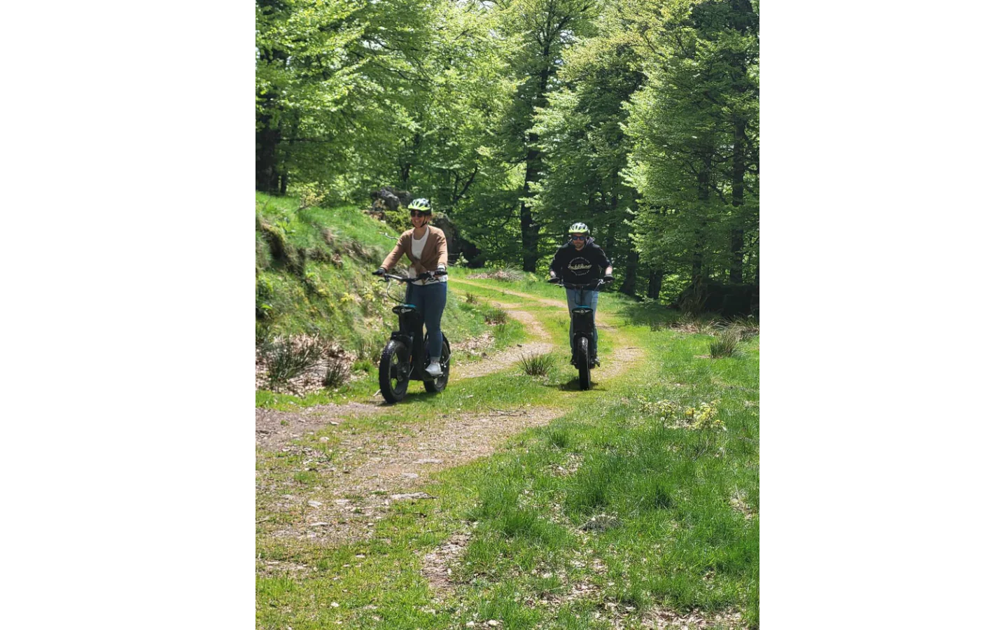 Randonnée en trottinette électrique