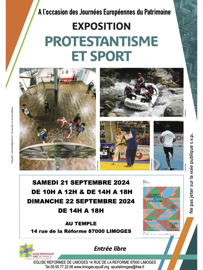 Protestantisme et sport Temple protestant Limoges