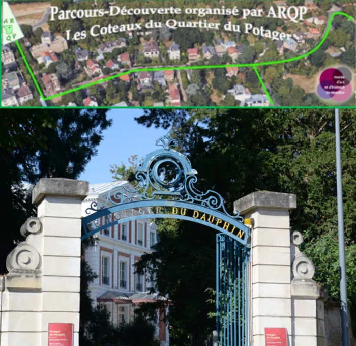 Parcours-découverte « Les coteaux » du quartier du Potager du Dauphin Terrasse de l'Observatoire Meudon