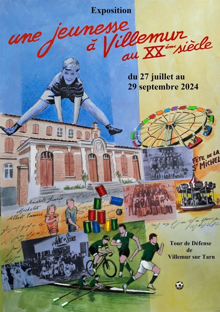 Exposition : « Une jeunesse à Villemur au XXe siècle » Tour de défense Villemur-sur-Tarn