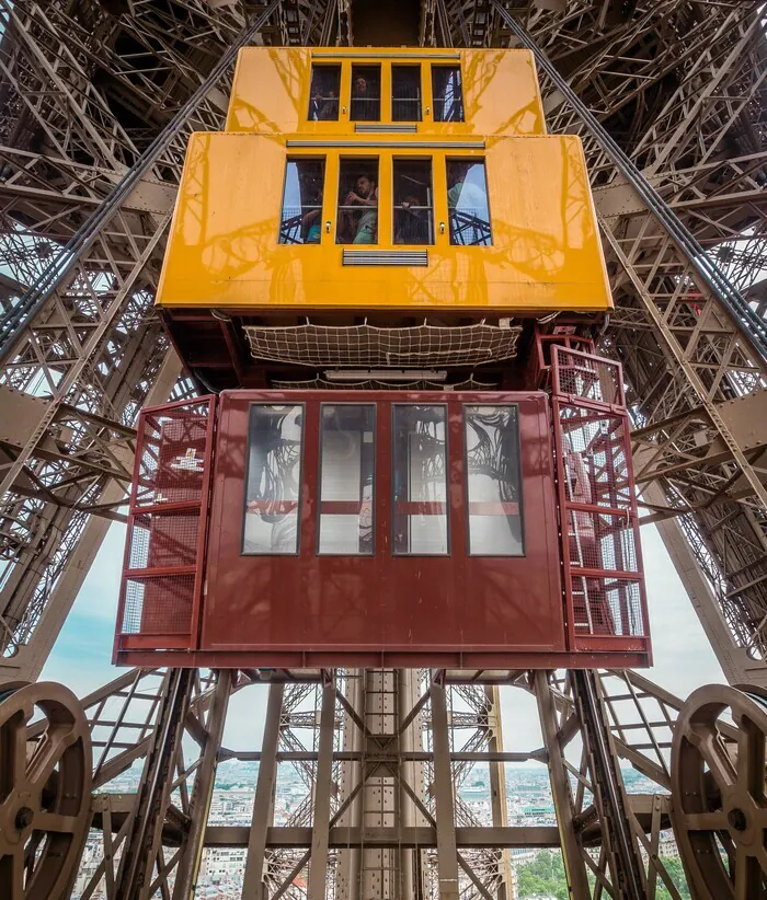 Tour Eiffel : visite guidée de la machinerie de l’ascenseur historique Tour Eiffel Paris