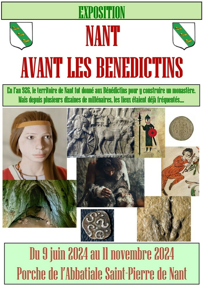 Exposition : « Nant avant les Bénédictins » Abbatiale Saint-Pierre Nant