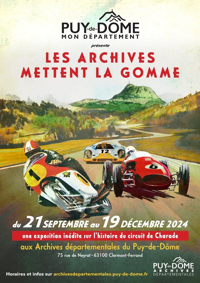 Exposition "Les Archives mettent la gomme" Archives départementales du Puy-de-Dôme Clermont-Ferrand