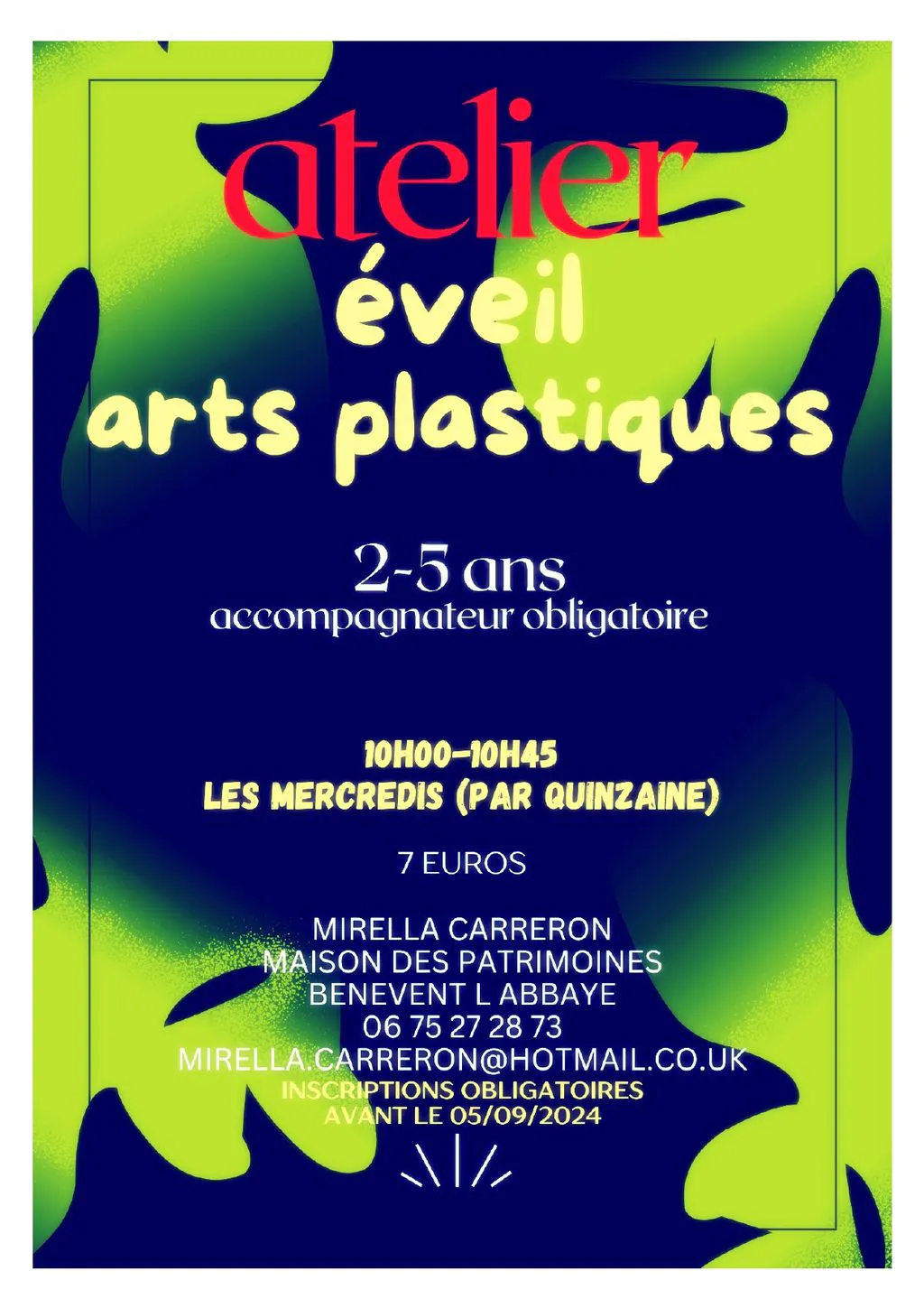 Ateliers Eveil Arts Plastiques