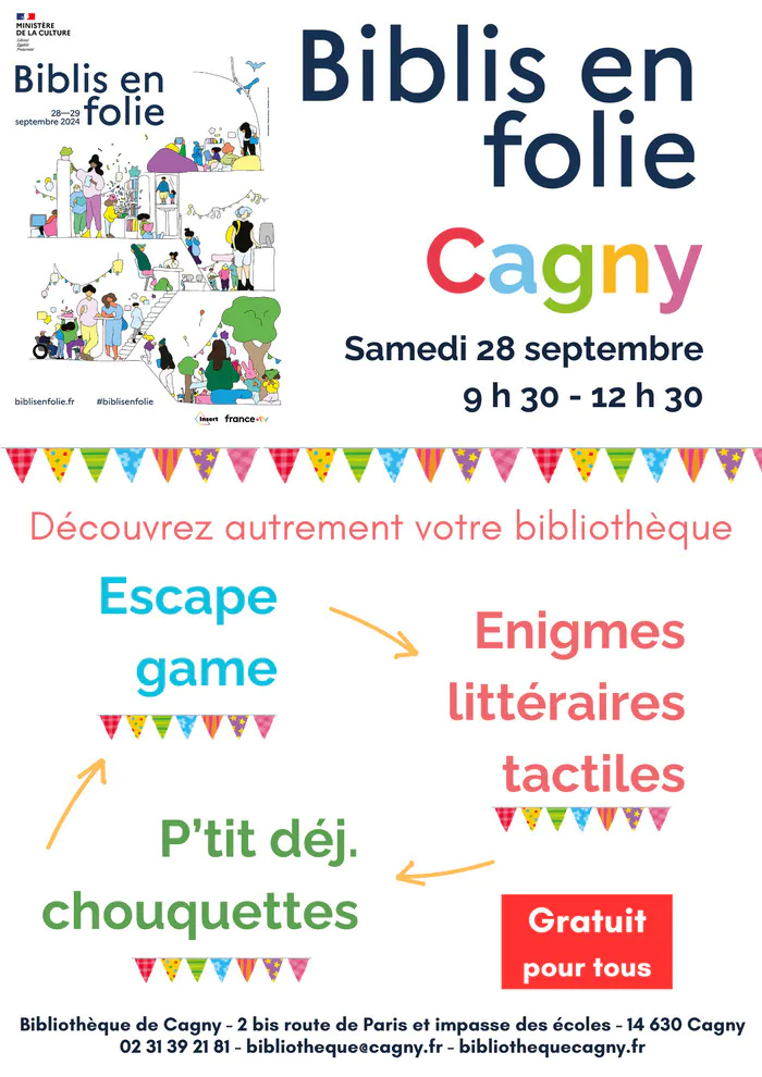 escape game Bibliothèque de Cagny Cagny