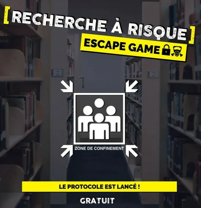 Escape-game - Recherche à risque bibliothèque municipale Au jardin des livres