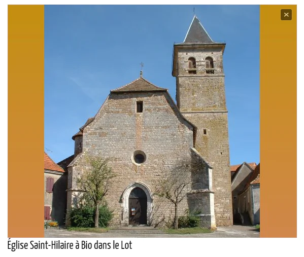 Journées Européennes du Patrimoine visite de l'église Saint-Hilaire